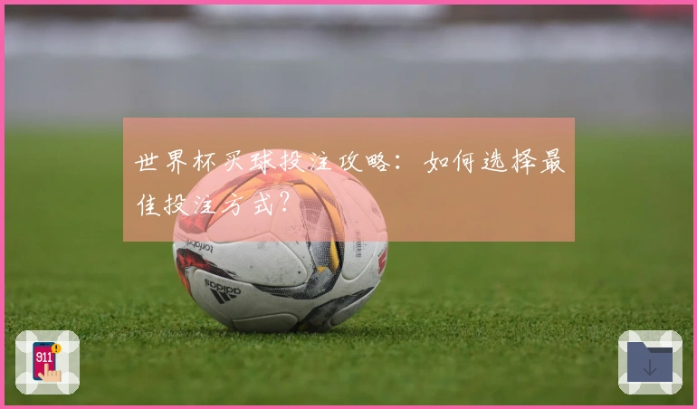 世界杯买球投注攻略：如何选择最佳投注方式？